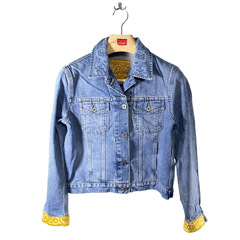 Veste denim vintage custom