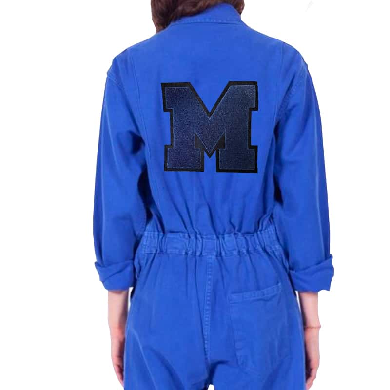 Combinaison vintage bleu de travail Custom